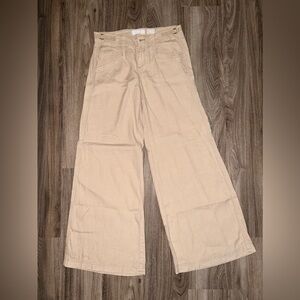 Hei Hei Anthropologie Libby Wide Leg Linen Tencel Lagenlook Pants - size 8